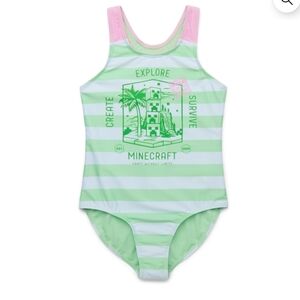 B1G1@50%Off- Minecraft Girls Swimsuit, 1-Piece